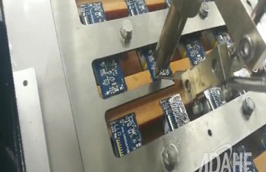 電池連接板專用自動焊錫機視頻